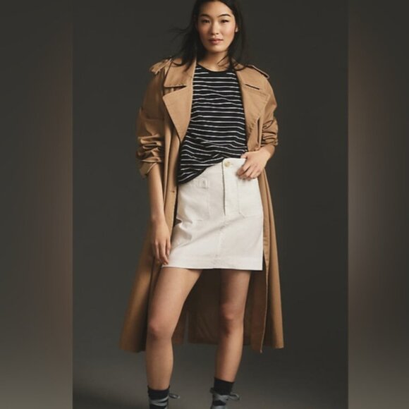 Maeve White Mini Skirt size small - Picture 5 of 15